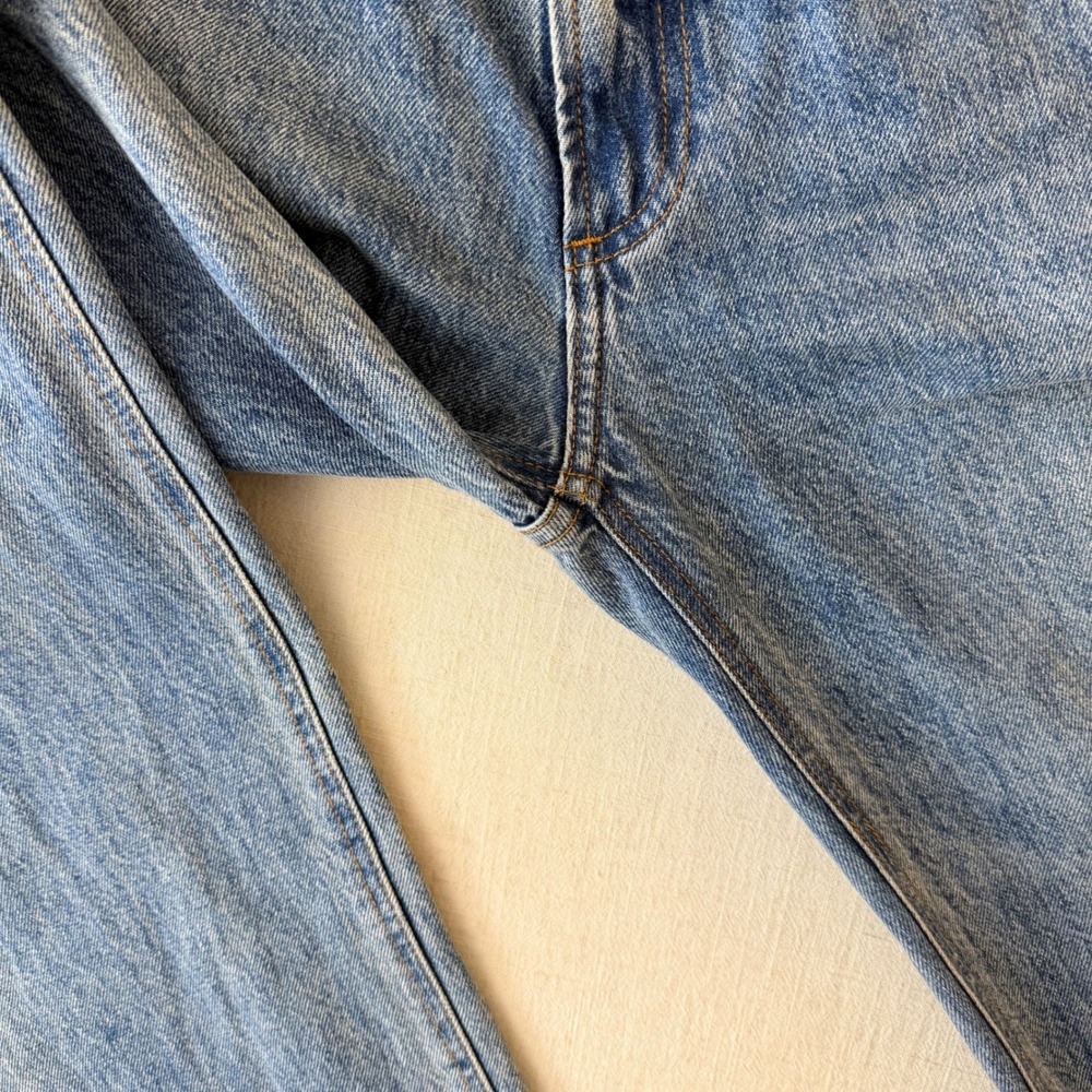Denim Forum The 90s Classic Mid Straight Jeans Womens 27 Blue - Picture 8 of 13